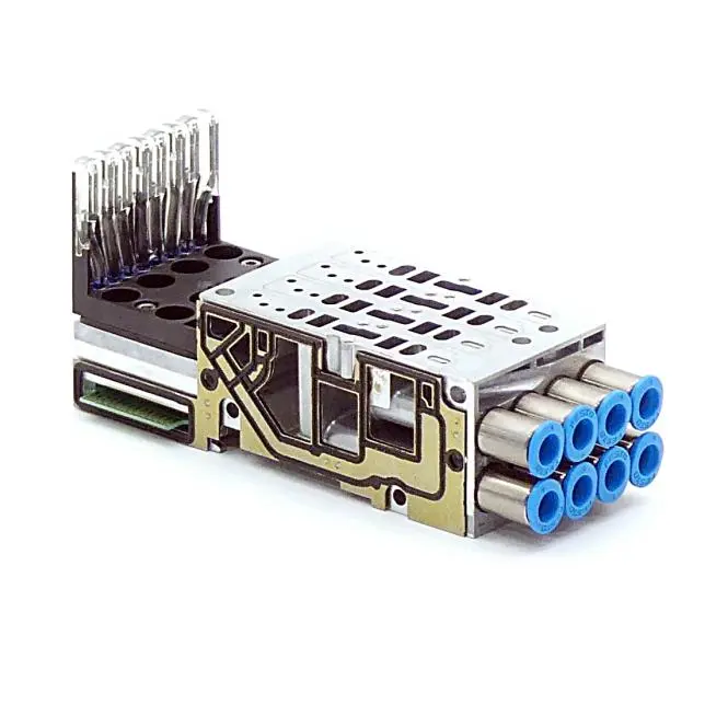 Produktfoto 1 von FESTO Anschlussplatte VMPA1-FB-AP-4-1 mit Elektronikmodul VMPA1-MPM-EMM-8 537988/533352