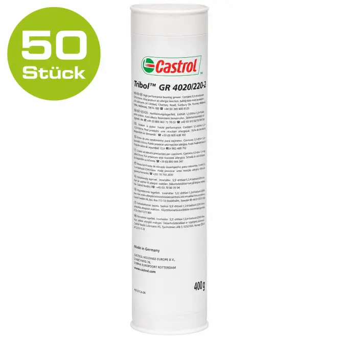 Produktfoto 1 von CASTROL 400 gr. Kartusche 50 Stück