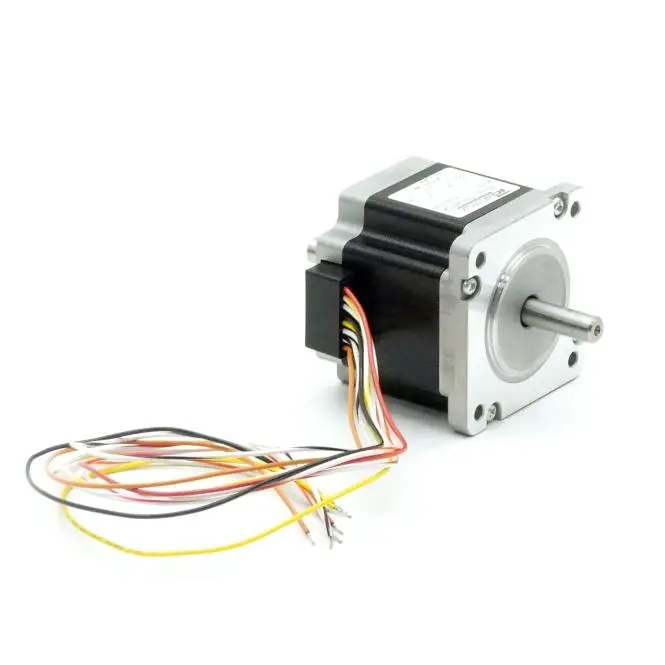 Produktfoto 1 von EC MOTION NEMA24 2-Phasen-Schrittmotor 1.8° 1.35Nm Litzen:8 3.0A 2-Wellenenden:8mm
