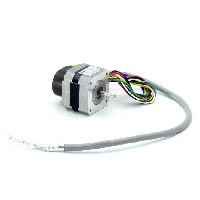 Produktfoto 1 von EC MOTION NEMA17 2-Phasen-Schrittmotor 1.8° 0.16Nm Litzen:6 0.95A Frontwelle:5mm Encoder Line Driver