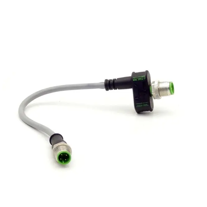 Produktfoto 1 von MURRELEKTRONIK T-Stück M12 Bu. / M12 St. mit Ltg + M12 St. A-kod.