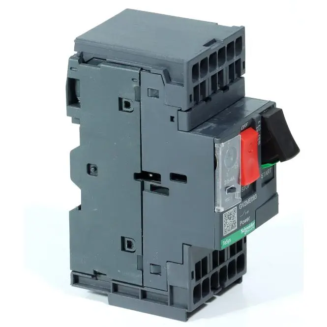 Produktfoto 1 von SCHNEIDER ELECTRIC Motorschutzschalter, 3p, 2,5-4A, Tasterbetätigung, Federzuganschluss