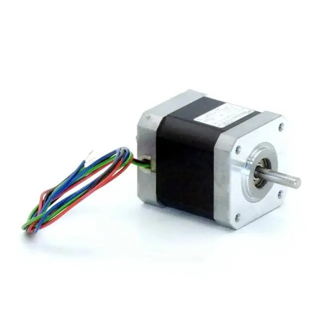 Produktfoto 1 von EC MOTION NEMA17 2-Phasen-Schrittmotor 1.8° 0.62Nm Litzen:4 0.85A 2-Wellenenden:5mm