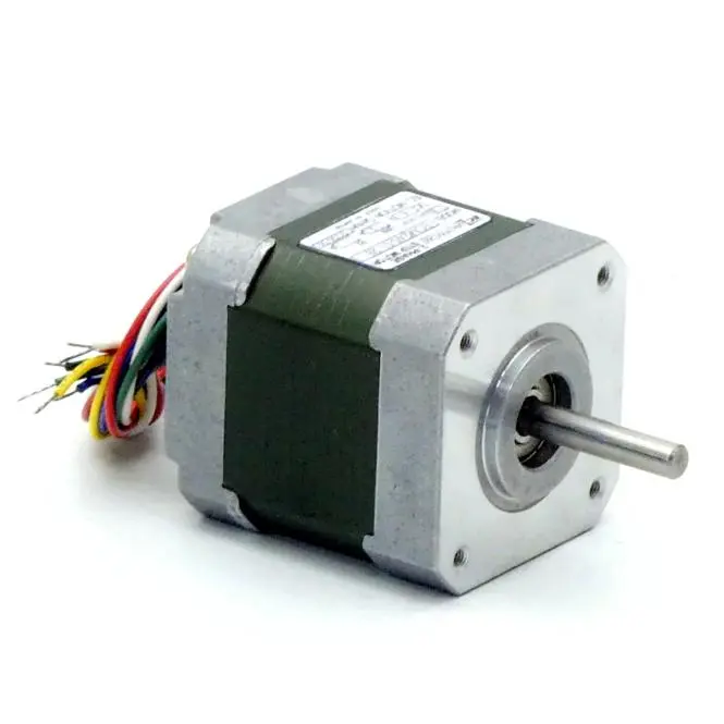 EC MOTION NEMA17 2-Phasen-Schrittmotor 1.8° 0.22Nm Litzen:6 1.2A 2-Wellenenden:5mm