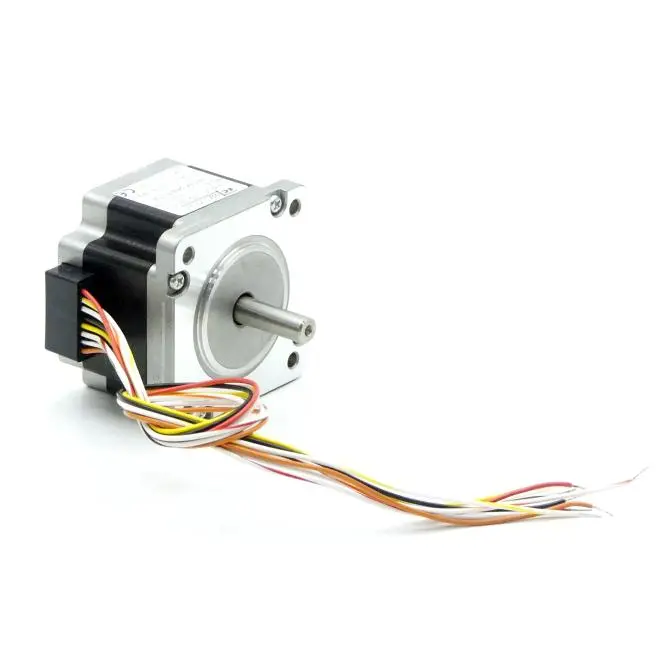 Produktfoto 1 von EC MOTION NEMA24 2-Phasen-Schrittmotor 1.8° 0.85Nm Litzen:8 3.0A Frontwelle:8mm