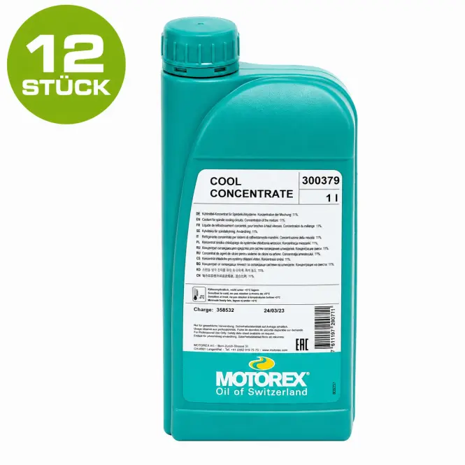 Produktfoto 1 von MOTOREX 1 ltr. Kanister 12 Stück