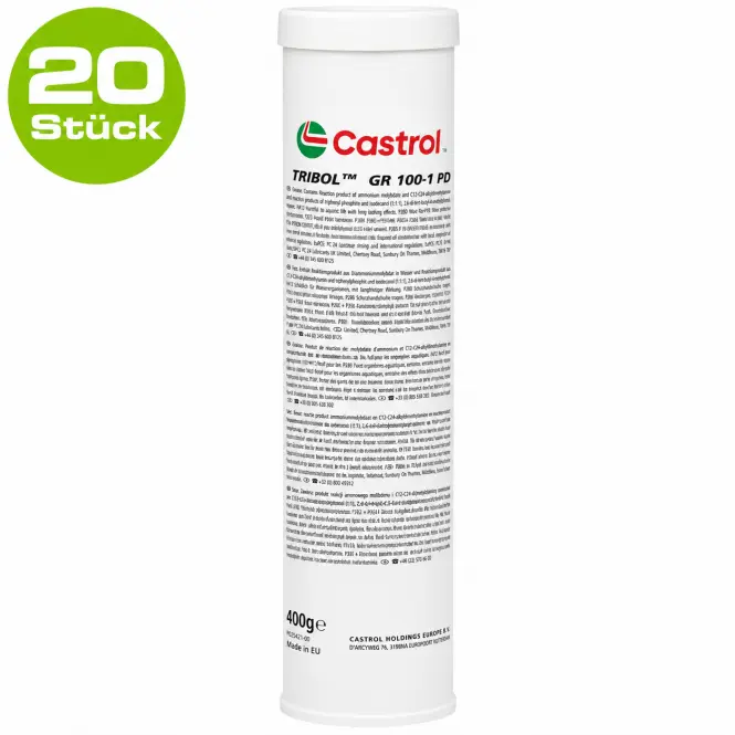 Produktfoto 1 von CASTROL 400 gr. Kartusche 20 Stück
