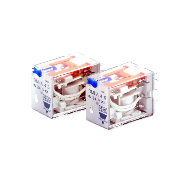 Produktfoto 1 von CARLO GAVAZZI 2x Industrierelais 4 W steckbar RMIA4-524DC