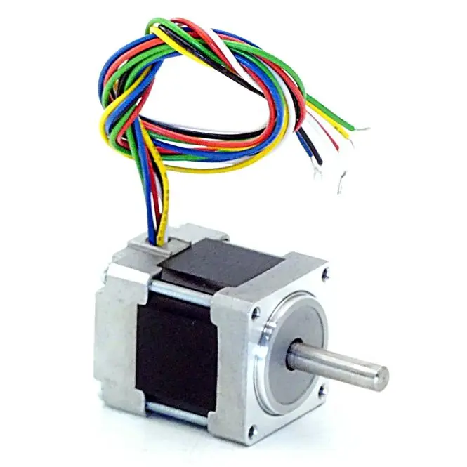 Produktfoto 1 von EC MOTION NEMA11 2-Phasen-Schrittmotor 1.8° 0.060Nm Litzen:6 0.95A Frontwelle:5mm