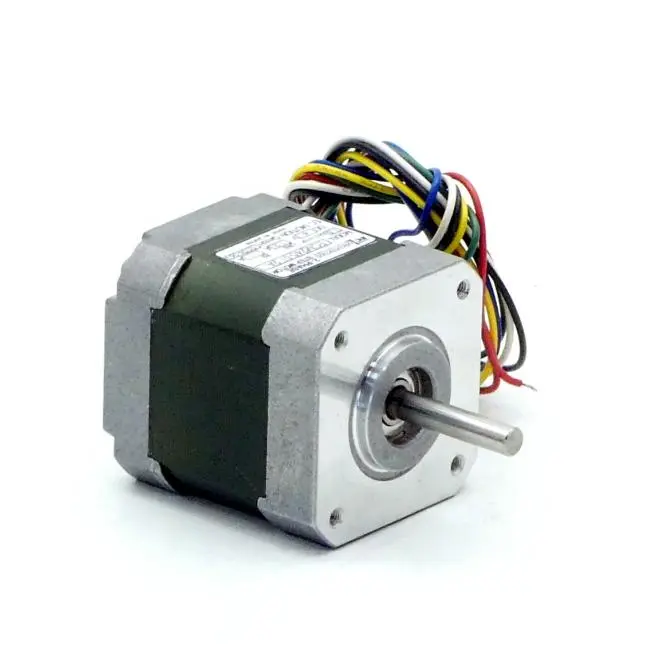 Produktfoto 1 von EC MOTION NEMA17 2-Phasen-Schrittmotor 1.8° 0.22Nm Litzen:6 1.2A Frontwelle:5mm