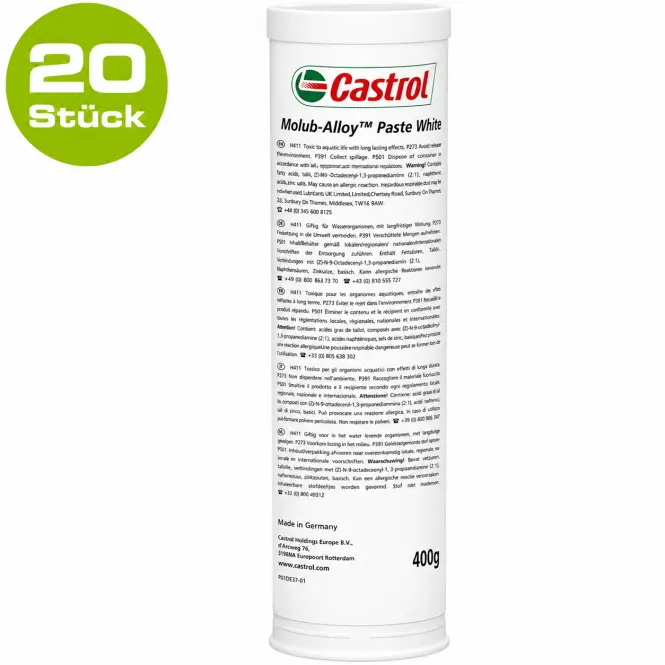 Produktfoto 1 von CASTROL 400 gr. Kartusche 20 Stück