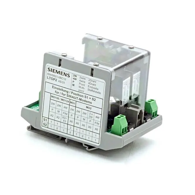 Produktfoto 1 von SIEMENS 2-fach Leitungsüberträger SINAUT ST, LTOP 2 6NH9821-0BC12