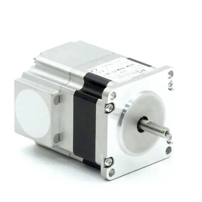 Produktfoto 1 von EC MOTION NEMA23 2-Phasen-Schrittmotor 0.9° 0.44Nm Anschlußkasten 3.0A Frontwelle:6.35mm