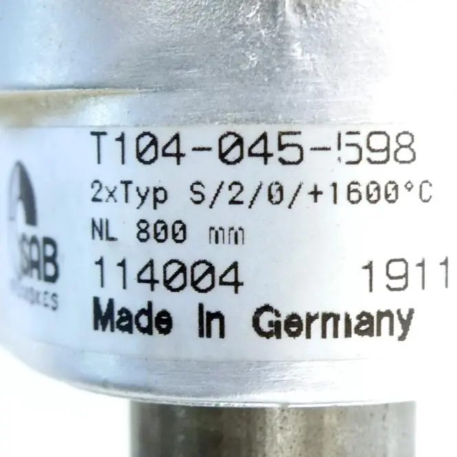 Produktfoto 1 von SAB BRöCKSKES Thermoelement 2-fach Typ S