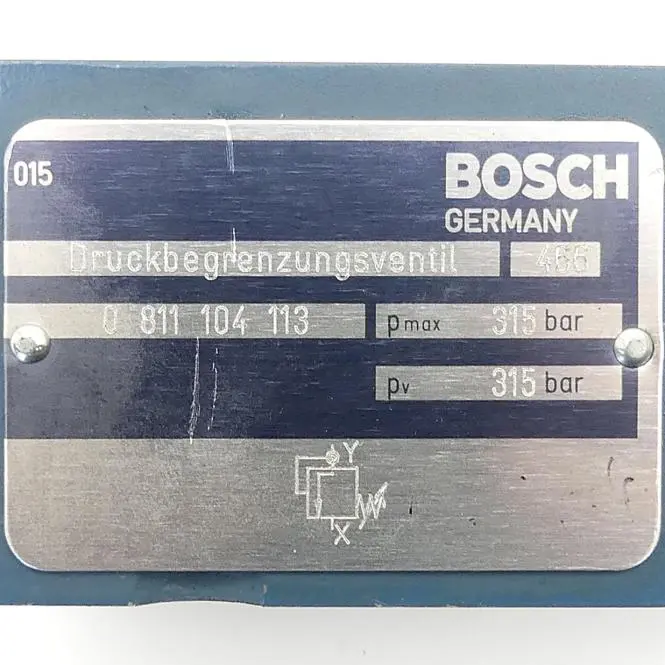 Produktfoto 1 von BOSCH Druckbegrenzungsventil ZDBT-XP2-1X/315