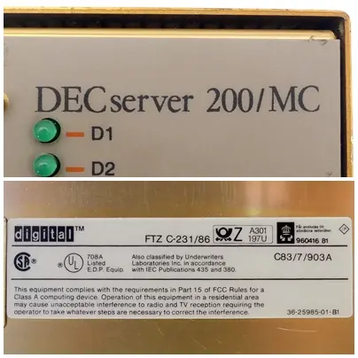Produktfoto 1 von DIGITAL DEC server 200/MC FTZ C-231/86
