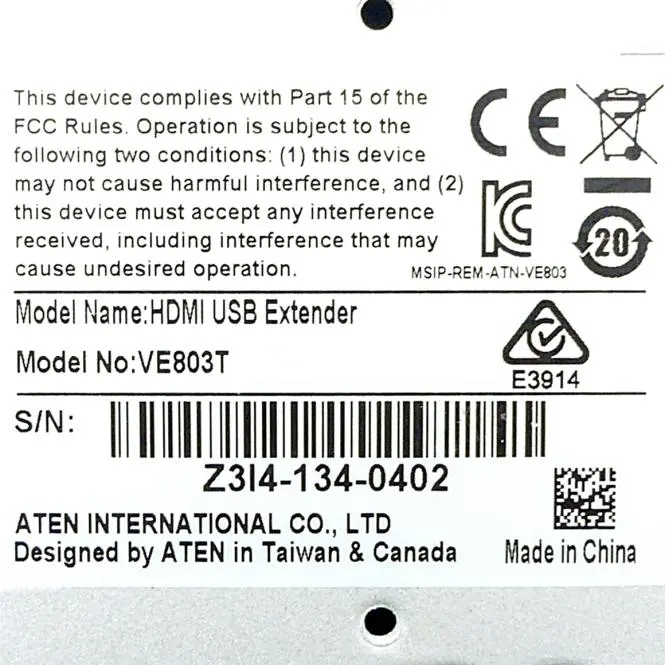 Produktfoto 1 von ATEN HDMI USB Extender