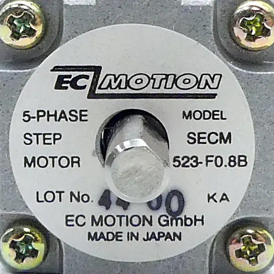 Produktfoto 1 von EC MOTION NEMA11 5-Phasen-Schrittmotor  0.72° ?Nm Litzen:5 0.8A 2-Wellenenden:?mm