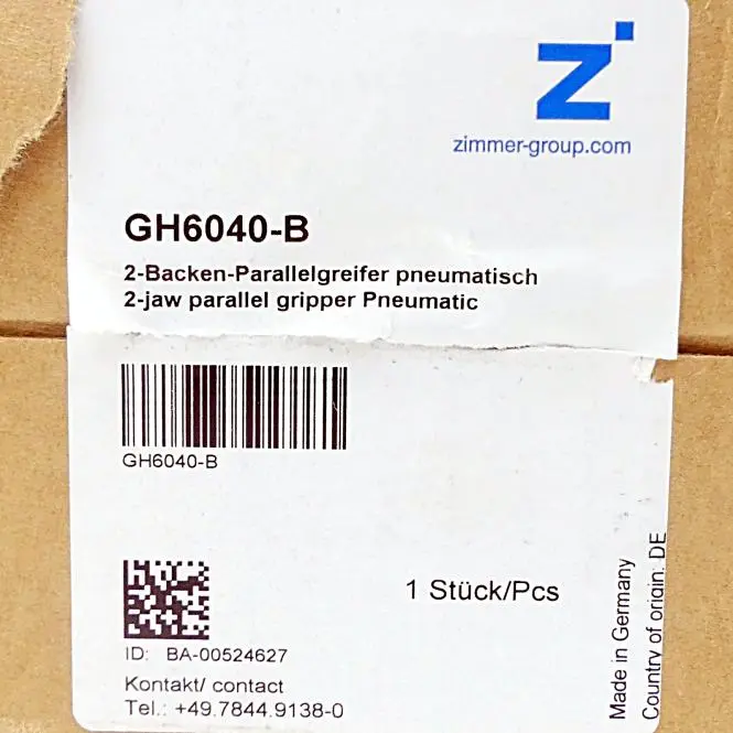 Produktfoto 1 von ZIMMER 2-Backen-Parallelgreifer BA-00524627