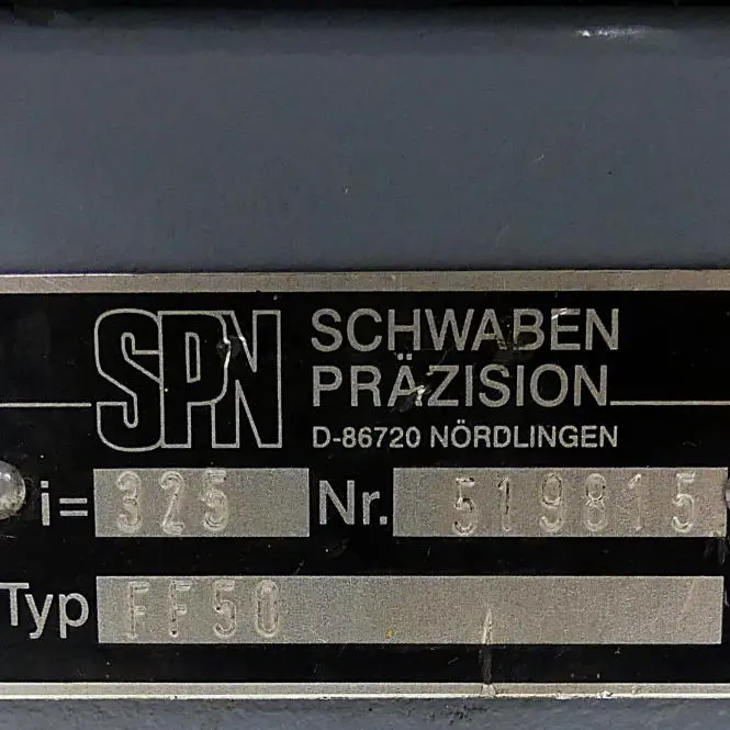 Produktfoto 1 von SCHWABEN PRäZISION Getriebe FF50