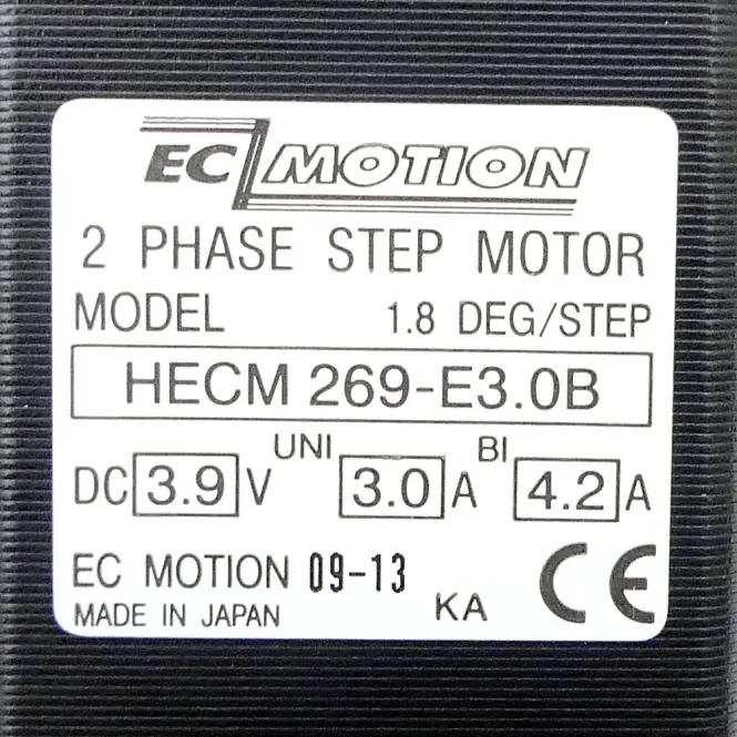 EC MOTION NEMA24 2-Phasen-Schrittmotor 1.8° 2,45Nm Litzen:8 3.0A 2-Wellenenden:8mm