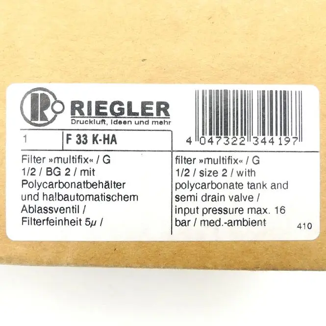 RIEGLER Filter "multifix"