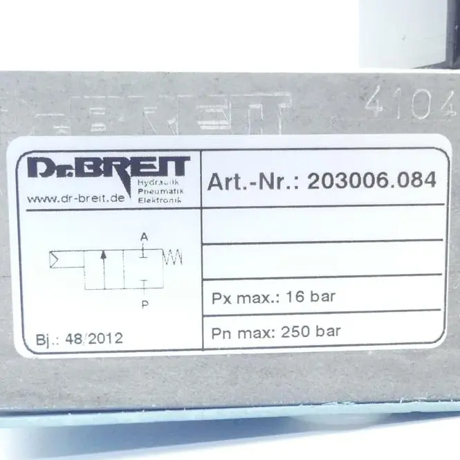 Produktfoto 1 von DR.BREIT Magnetventil