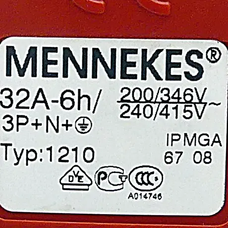 Produktfoto 1 von MENNEKES Leistungssteckverbinder
