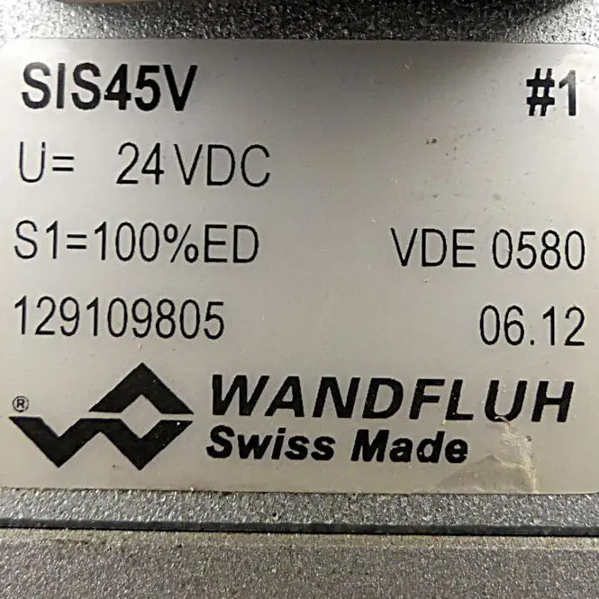 Produktfoto 1 von WANDFLUH Magnetventil VDE 0580