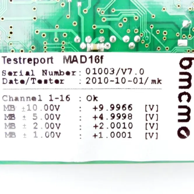 Produktfoto 1 von BMCM Analoges Input Module MAD16f