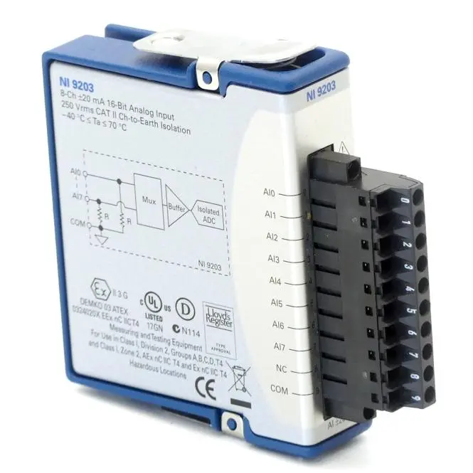Produktfoto 1 von NATIONAL INSTRUMENTS Stromeingangsmodul NI 9203 NI-9203