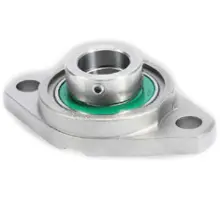 Produktfoto 1 von MUFL 006 Flanschlagereinheit, Silber-Niro-Serie