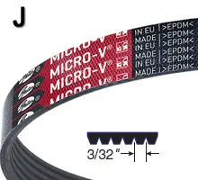 PJ 711/6 Keilrippenriemen, Micro-V