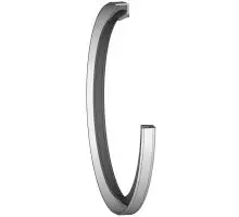 BO 6X12X2 mm Wellendichtring, NBR, DIN 3760