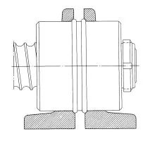 Produktfoto 1 von FBPF 30 PAIR PLUMMER FLANGES Flanschbock, C5
