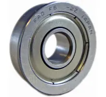 Produktfoto 1 von F606-2Z-HLC Rillenkugellager, mit Flansch