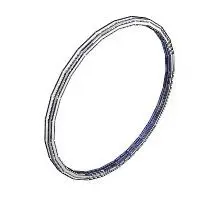 Produktfoto 1 von PT2 400X433X18,4 mm Doppelabstreifer, PTFE-Bronze+NBR O-Ring
