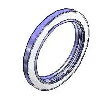 Produktfoto 1 von 35X62X8/10 MSS-1 Simmerring, 72NBR902/75FKM585