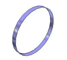Produktfoto 1 von SF 140X145X14,8 L=15 mm Führungsring, Stange, PTFE-Bronze