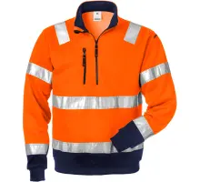 Produktfoto 1 von 100134-271, Gr.2XL High Vis Zipper-Sweatshirt
