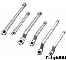 Schalthebel ZG, SW09 für Kugelhahn, Zinkdruckguss, gerade