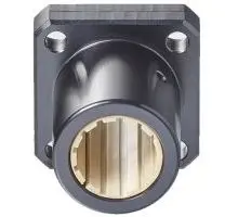 Produktfoto 1 von FJUM-02-40 Flanschlager, eckig, DryLin-R, Aluminium