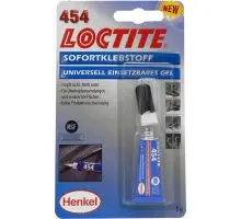 Produktfoto 1 von Loctite 454, 3 g Tube Sofortklebstoff