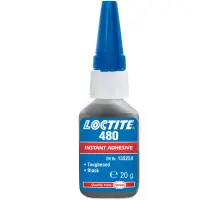 Produktfoto 1 von Loctite 480, 20 g Flasche Sofortklebstoff