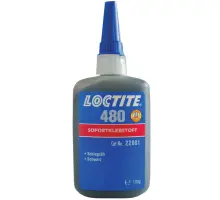 Produktfoto 1 von Loctite 480, 100 g Flasche Sofortklebstoff
