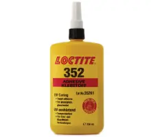 Produktfoto 1 von Loctite 352, 250 ml Flasche UV-Klebstoff