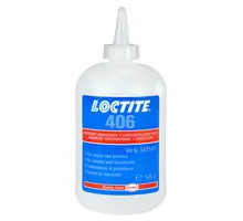 Produktfoto 1 von Loctite 406, 500 g Flasche Sofortklebstoff