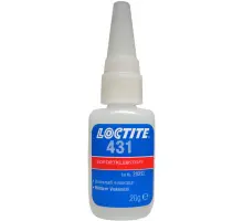 Produktfoto 1 von Loctite 431, 20 g Flasche Sofortklebstoff