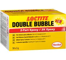 Produktfoto 1 von Loctite 1303596, 50 x 3 g Beutel 2K-Epoxidklebstoff, Double Bubble