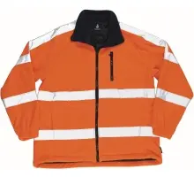 Produktfoto 1 von 05242-125-14, Gr.S Fleecejacke, hi-vis orange